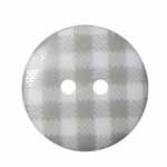 Cirque 95 2912K Grey Plaid Button (2/card) .75"/20 mm